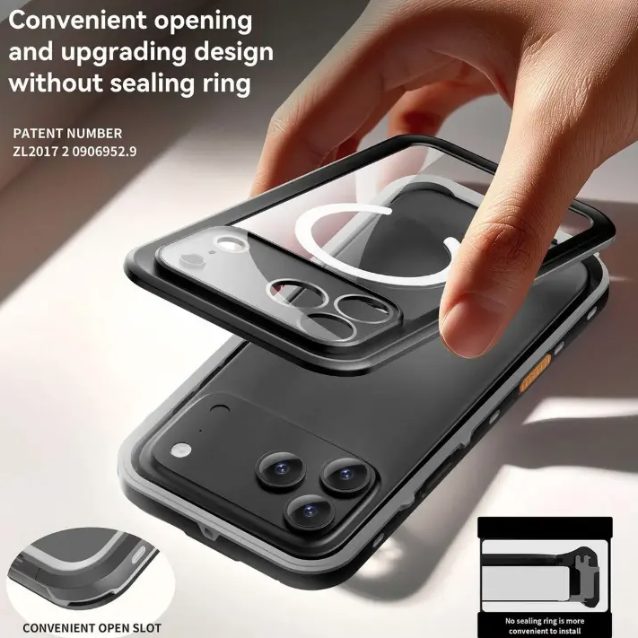 Carcasa Blindada Sumergible Waterprof Para Iphone 17 Pro Max-6