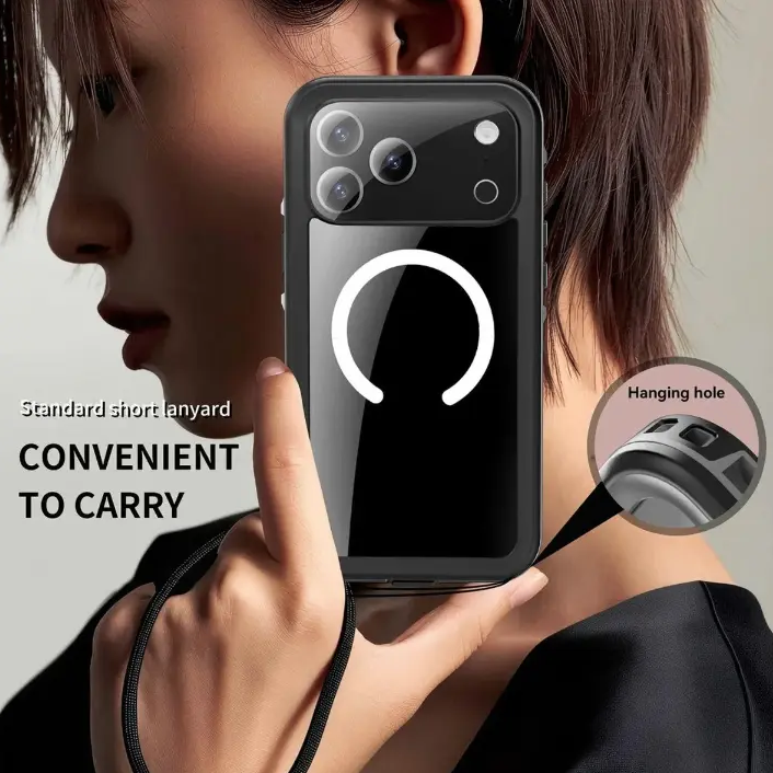 Carcasa Blindada Sumergible Waterprof Para Iphone 17 Pro Max-9