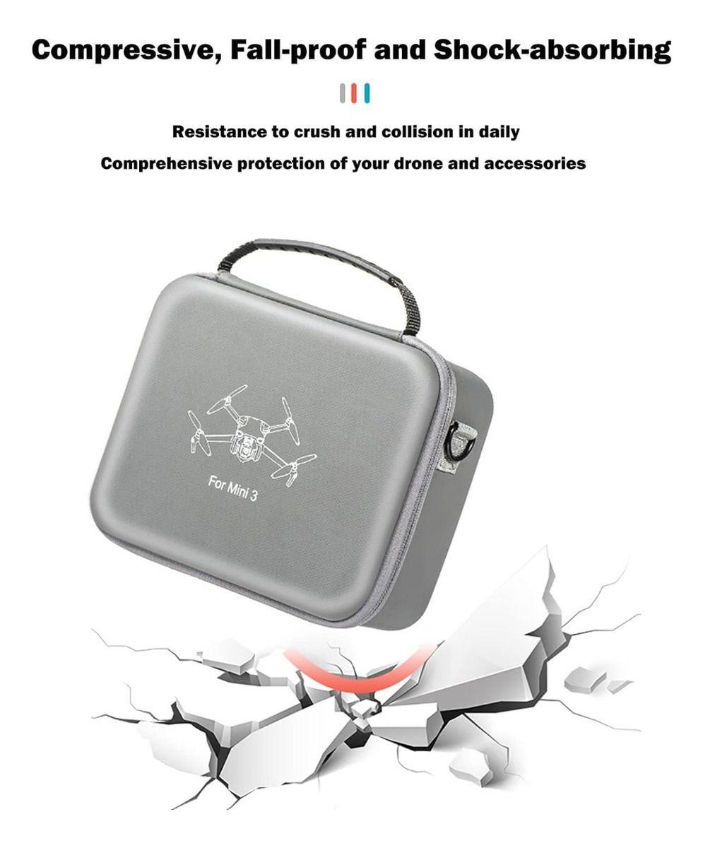 Bolso Maleta Drone Impermeble Antigolpes Para Dji Mini 3 Pro-3