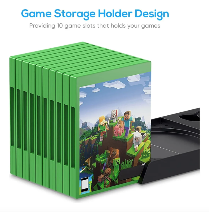 Base 5en1 Con Estaci n Carga Para Xbox Series X 2 Baterias-5