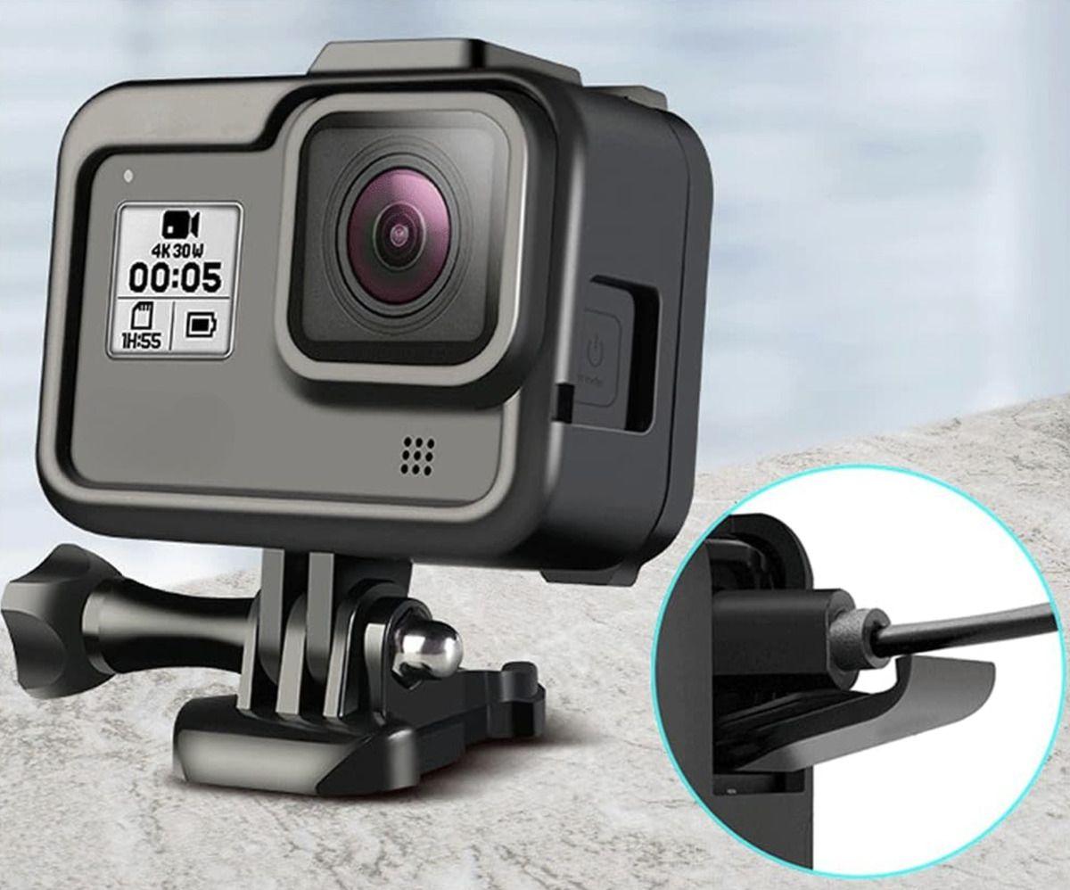 Carcasa Frame Para Gopro Hero 8 Black Liberación Rapida-3