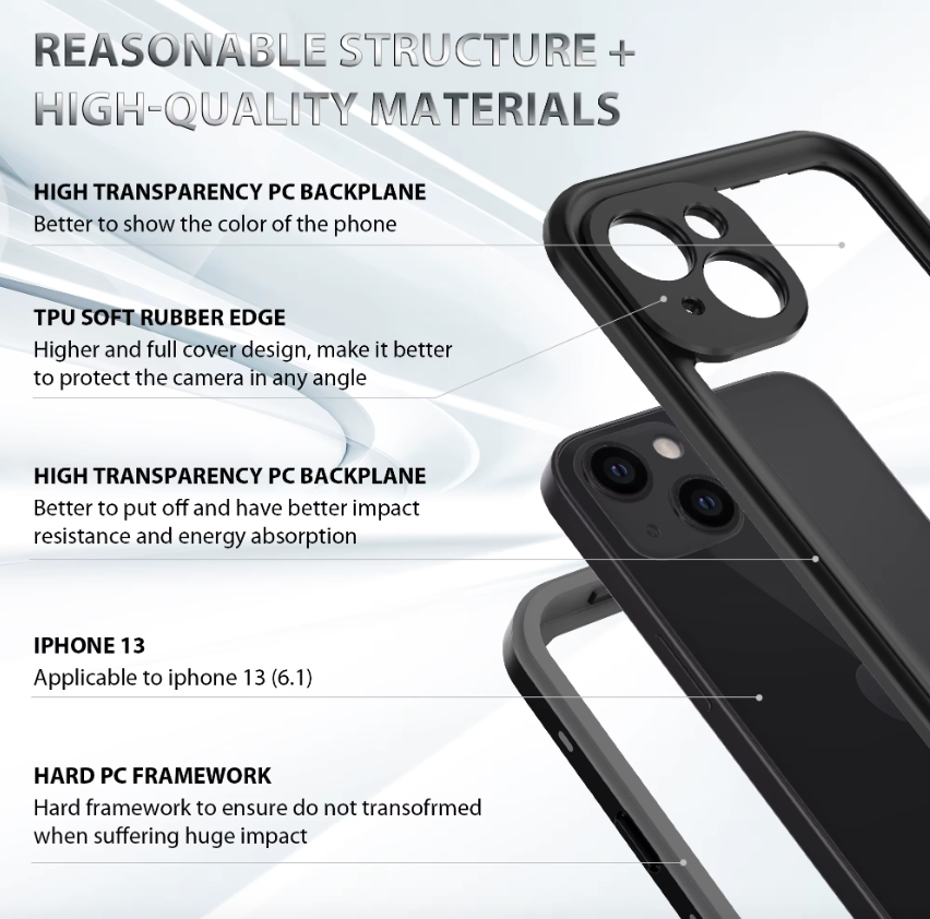 Carcasa Blindada Sumergible Waterprof Para Iphone 13 Mini-4