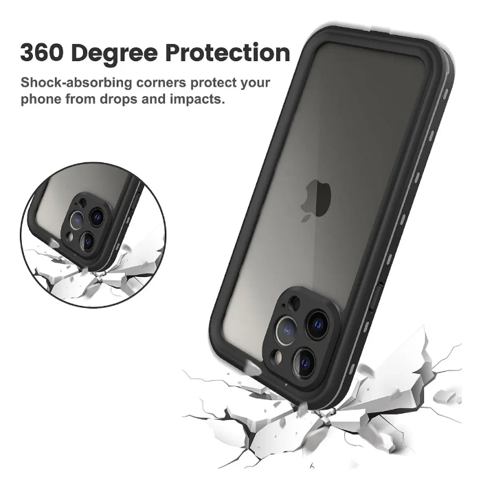 Carcasa 360 Blindada Sumergible Para Iphone 13 Pro Max-3