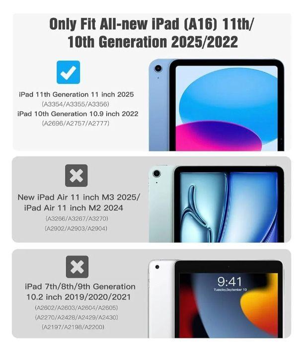 Carcasa Smart Cover + Lámina Para iPad A16 11 Gen (2025)-2