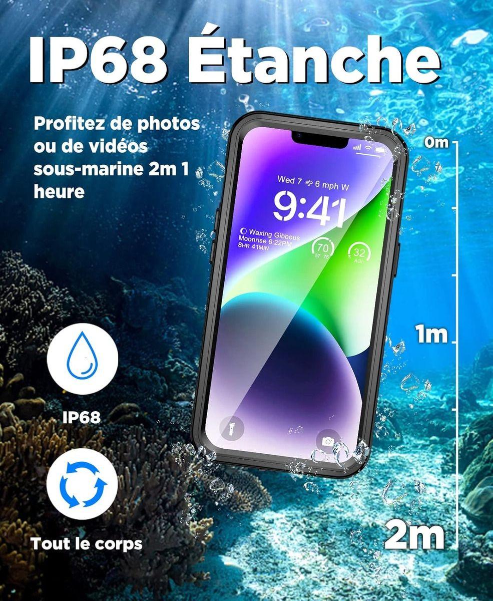 Carcasa 360 Sumergible Agua Outdoor Para iPhone 14 Pro Max-2