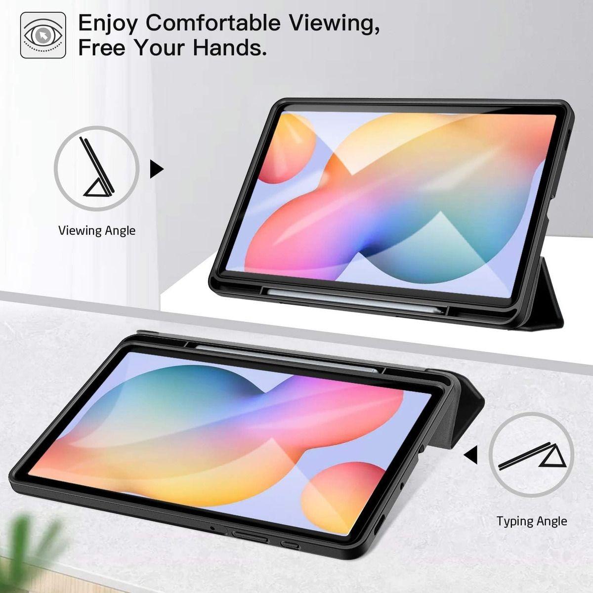 Carcasa Smart Cover Elegante Para Galaxy Tab S6 Lite 10.4-4
