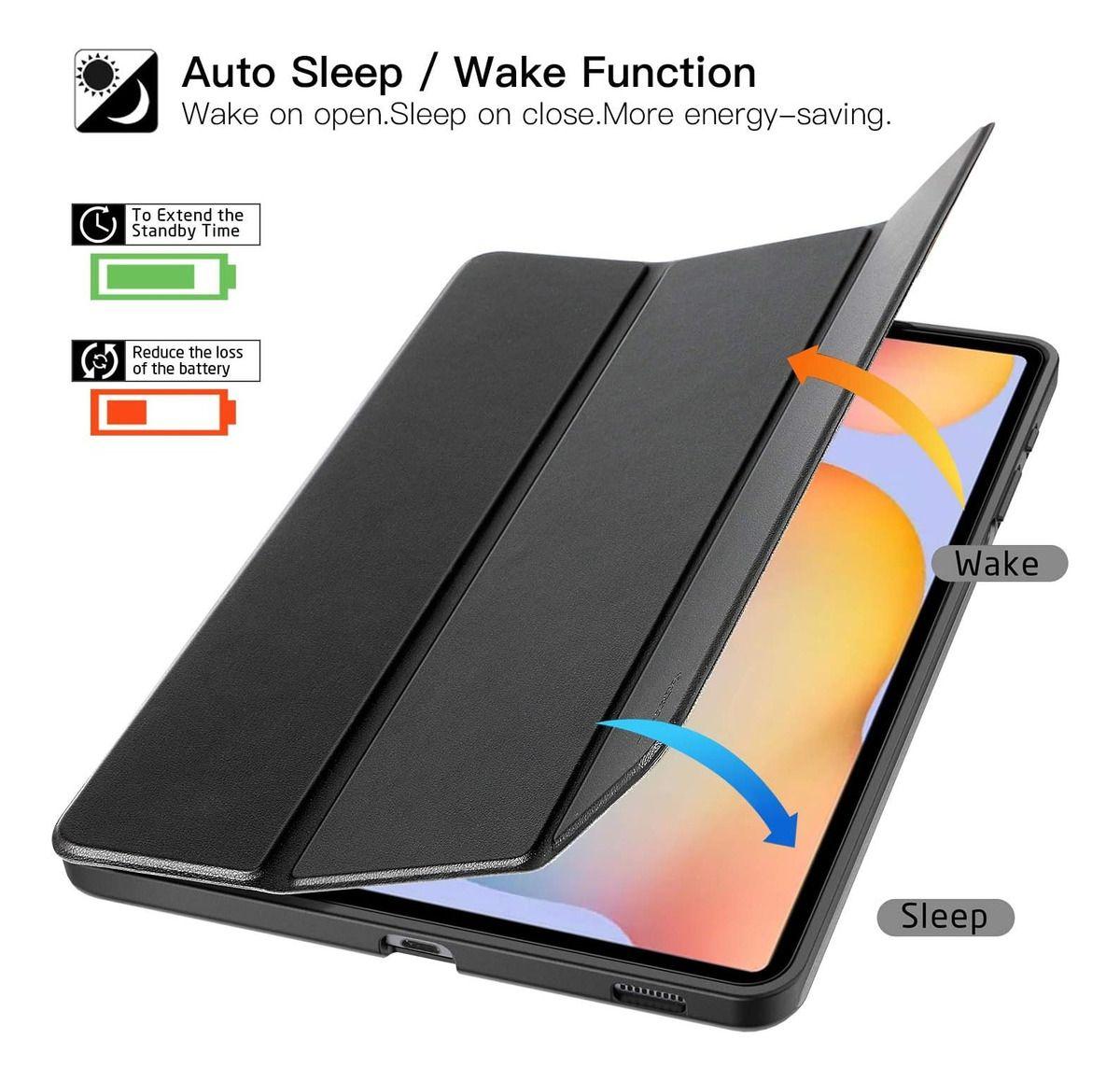 Carcasa Smart Cover Elegante Para Galaxy Tab S6 Lite 10.4-5