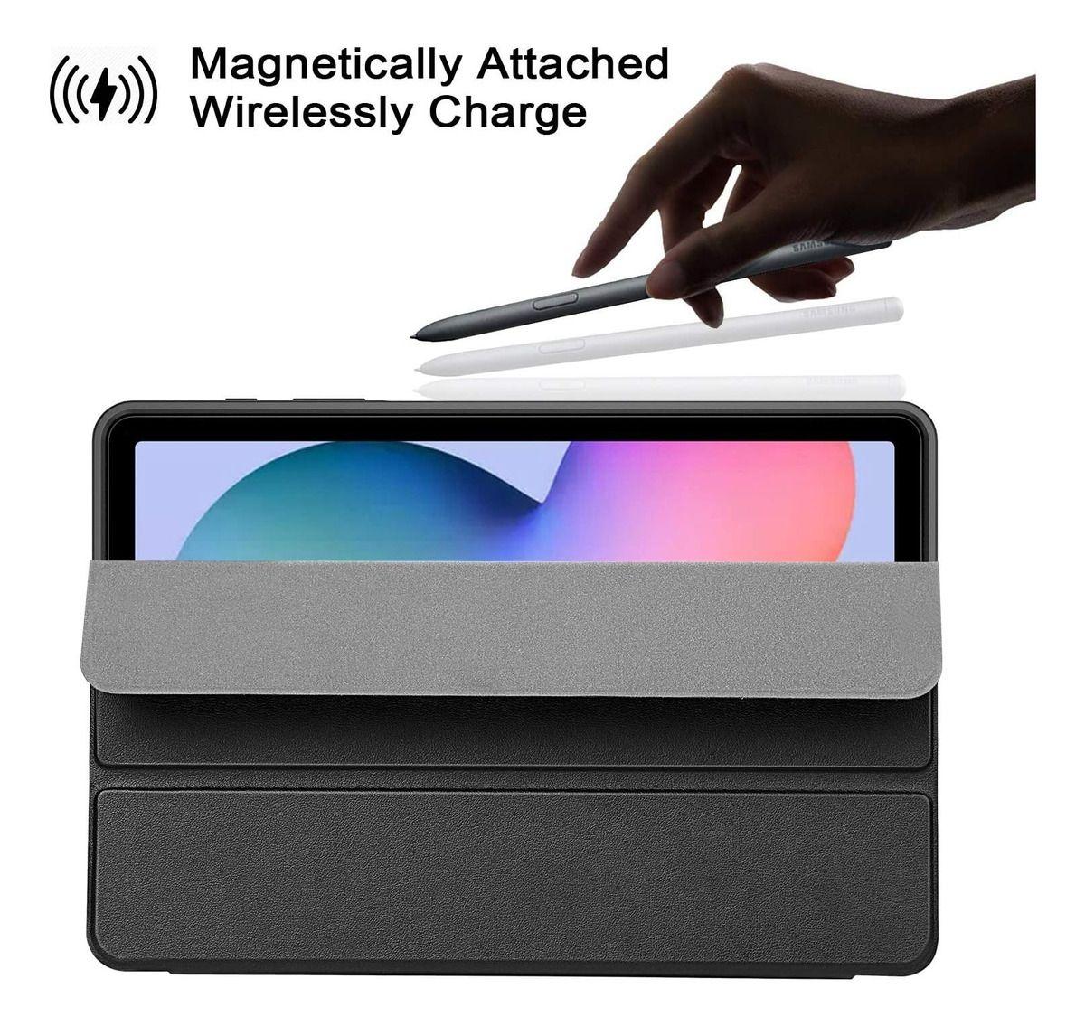 Carcasa Smart Cover Elegante Para Galaxy Tab S6 Lite 10.4-7
