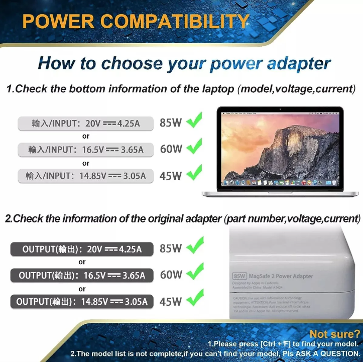 Cargador Para Macbook Pro Retina 15 A1398 (85w) Magsafe 2-2