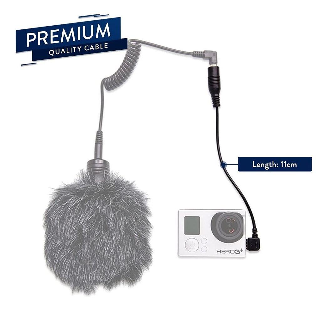 Cable Adaptador Micrófono Mini Usb Para Gopro Hero4 / 3/3 +-3