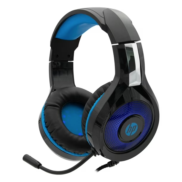 Audífonos Gamer HP On Ear DHE 8010 con Micrófono e Iluminación LED-0