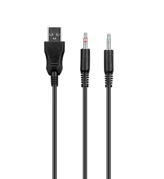 Audífonos Gamer HP On Ear DHE 8010 con Micrófono e Iluminación LED-4