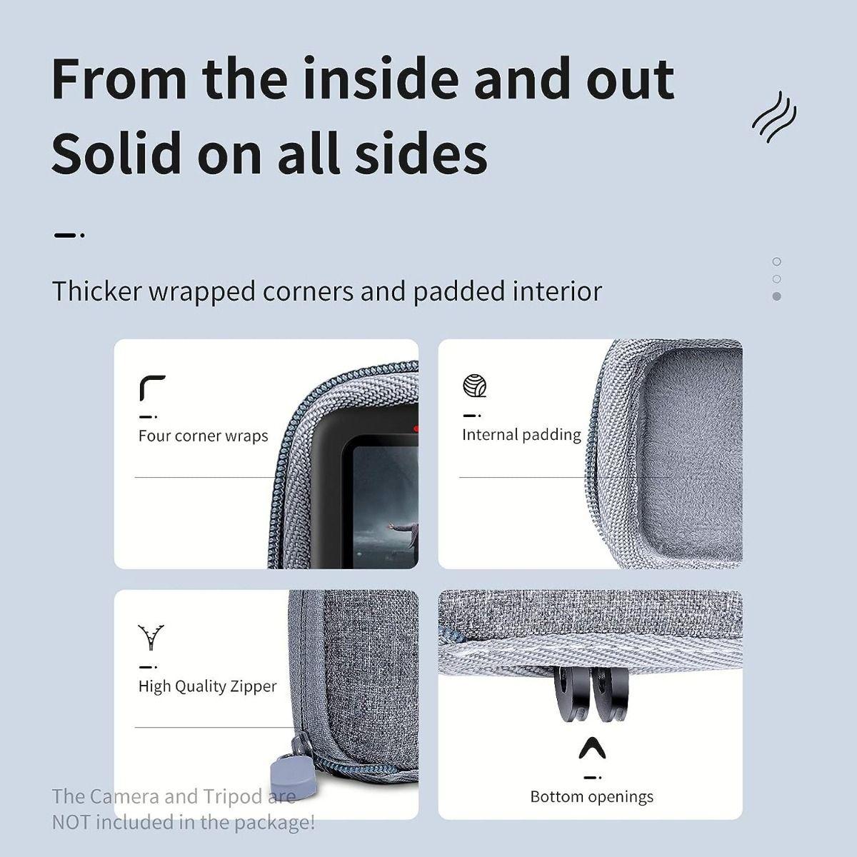 Estuche Antigolpe Portable Para Gopro Hero 12 11 10 Telesin-3