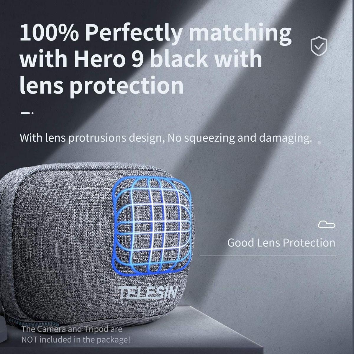 Estuche Antigolpe Portable Para Gopro Hero 12 11 10 Telesin-6