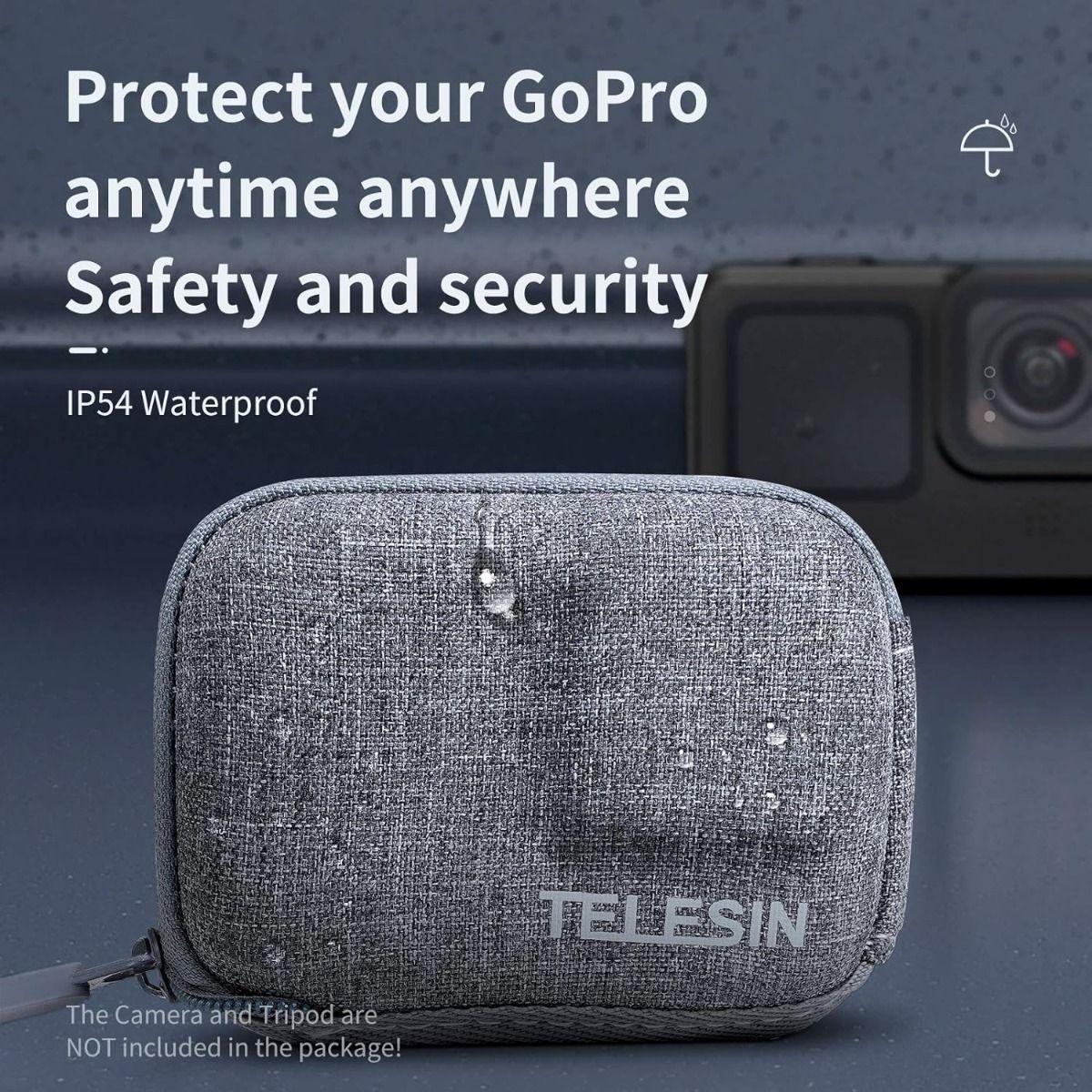 Estuche Antigolpe Portable Para Gopro Hero 12 11 10 Telesin-7