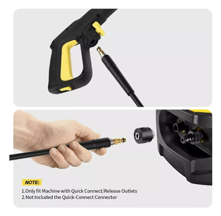 Manguera Repuesto Hidro Para Karcher K2 K3 K4 K5 K6 K7 10mt Negro-5