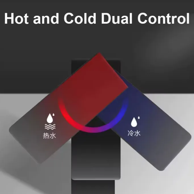 Llave Monomando Lavabo Fregadero Baño, Agua Fría Caliente-4