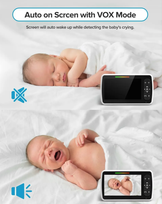 Monitor De Beb s Sm650 Con Camara Pantalla Lcd Zoom Audio-2