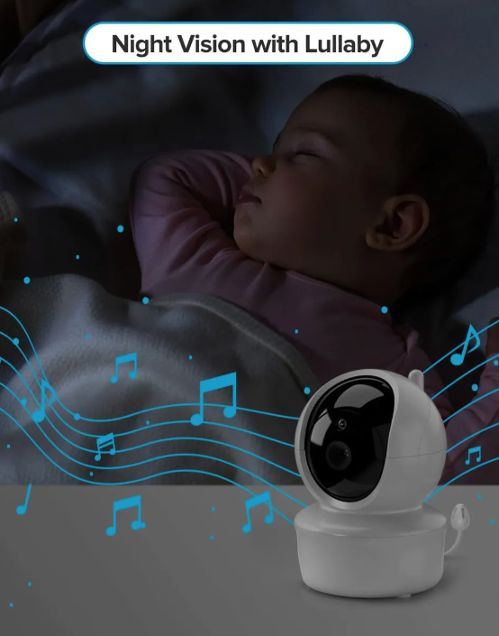 Monitor De Beb s Sm650 Con Camara Pantalla Lcd Zoom Audio-4