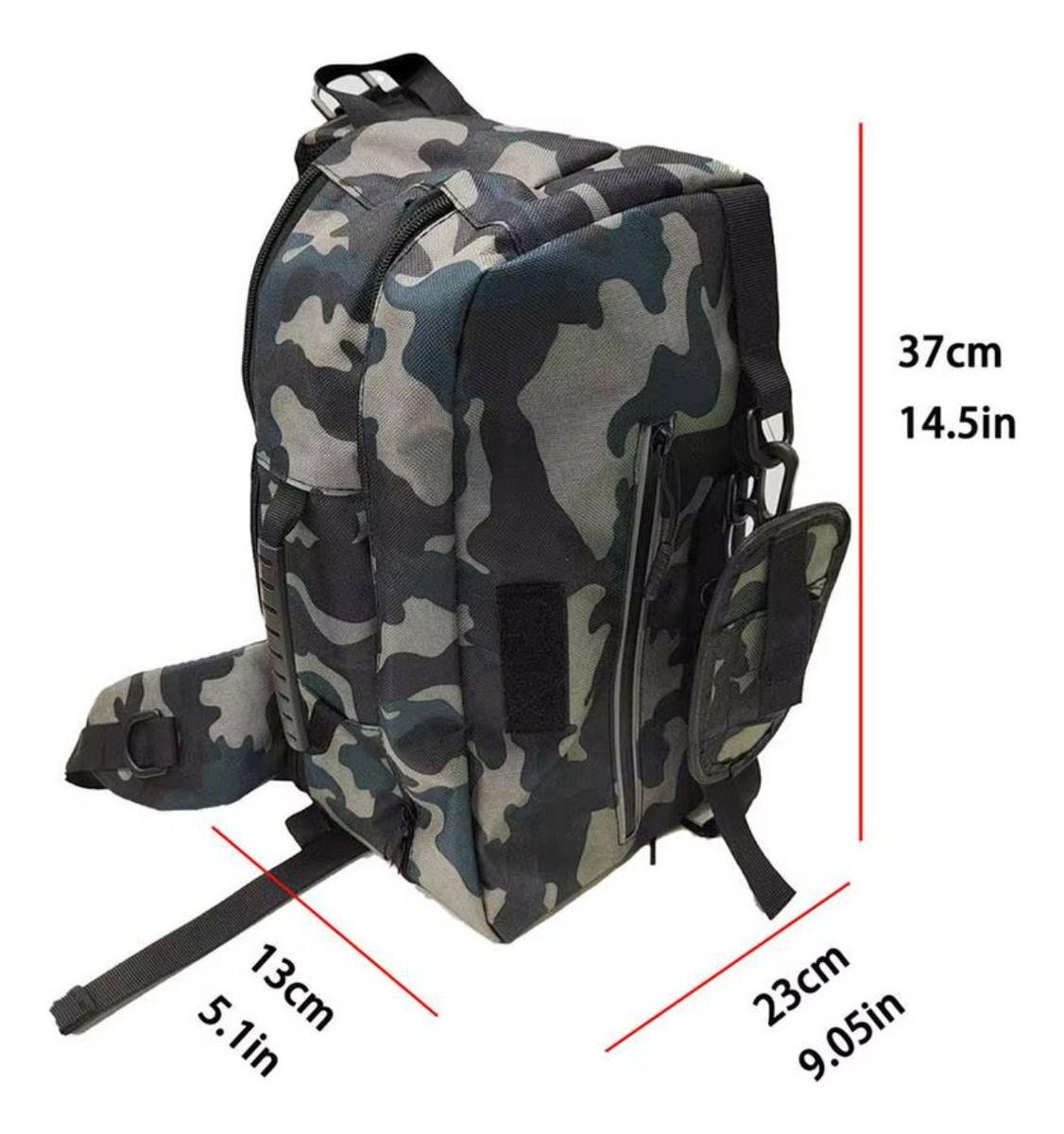 Mochila De Cintura Para Pesca Con Mosca, Bandolera Ajustable-5
