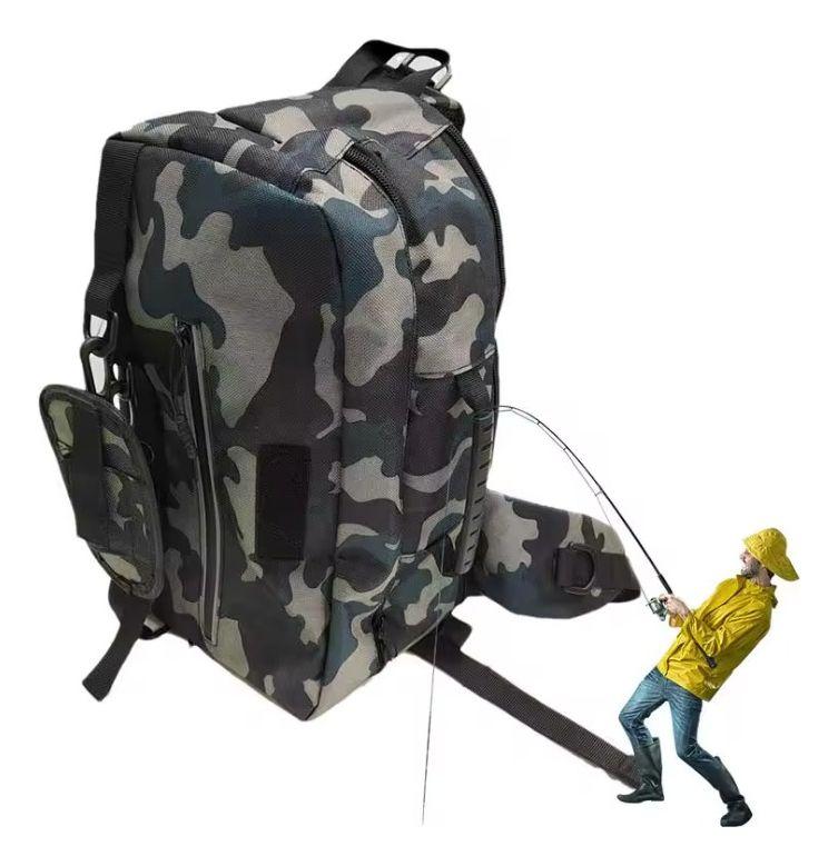 Mochila De Cintura Para Pesca Con Mosca, Bandolera Ajustable-7