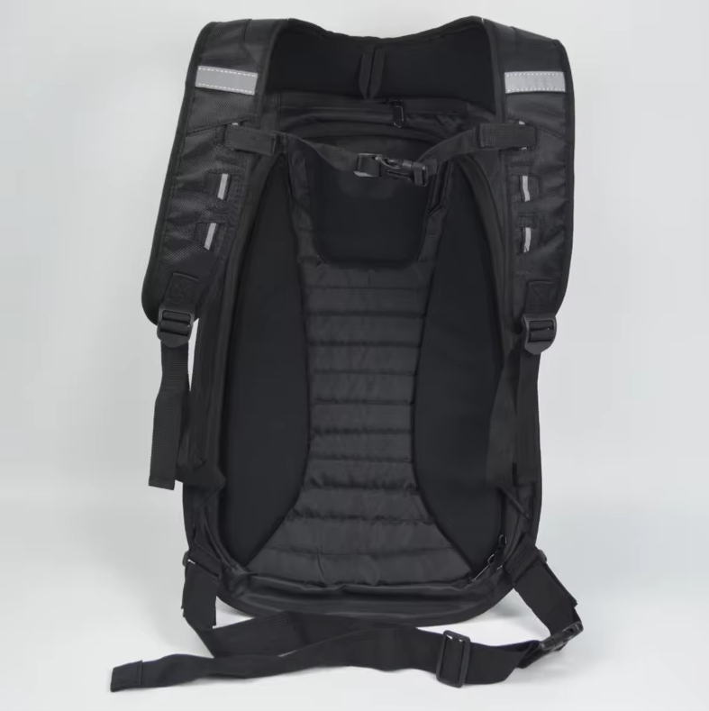 Mochila Fibra De Carbono Motocicleta 30L Impermeable Negro-2