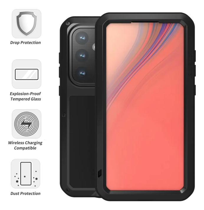 Carcasa Armadura Blindada Love Mei Para Samsung Galaxy S24 FE-2