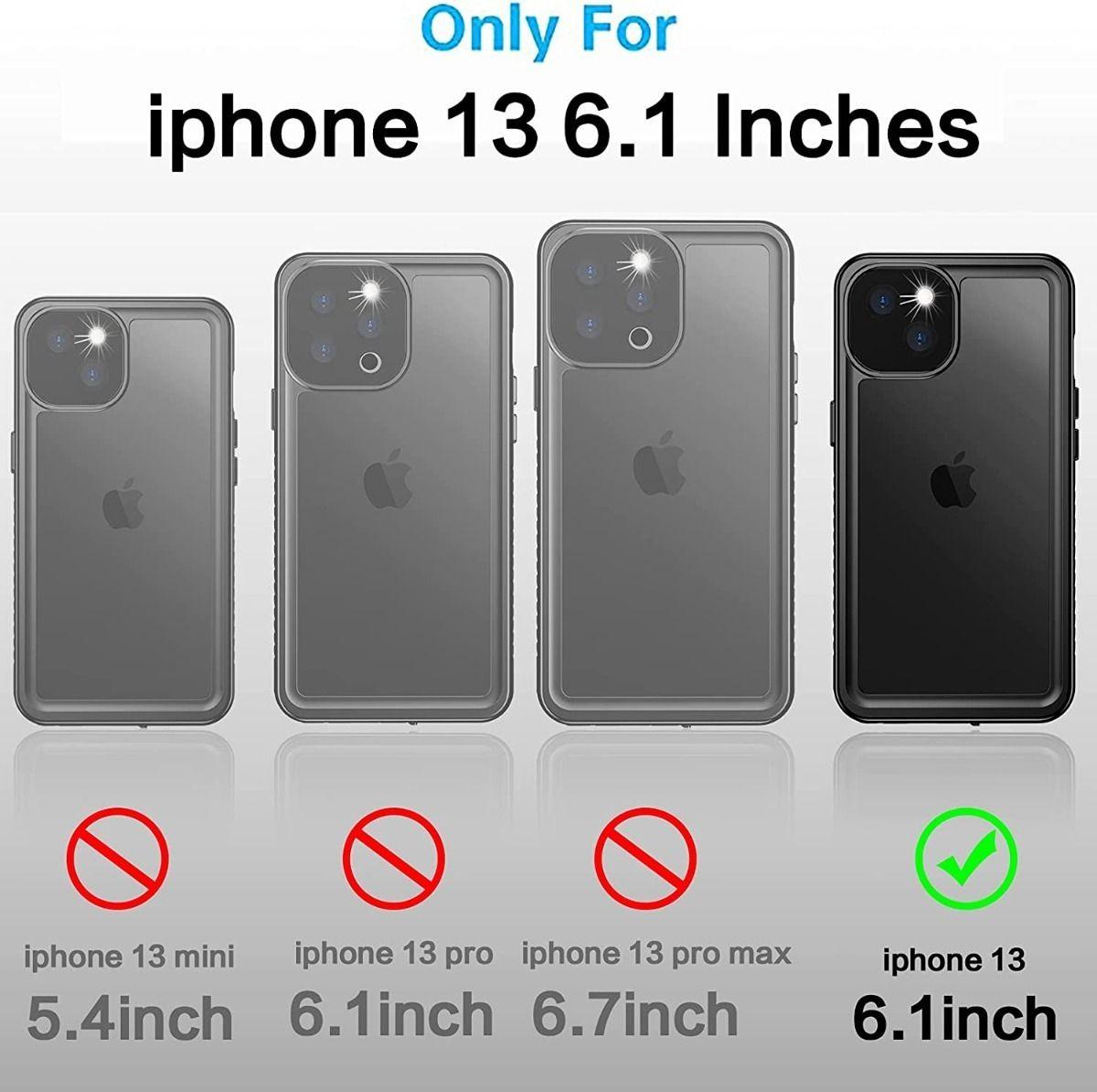Carcasa 360 Blindada Sumergible Waterproof Para iPhone 13-1