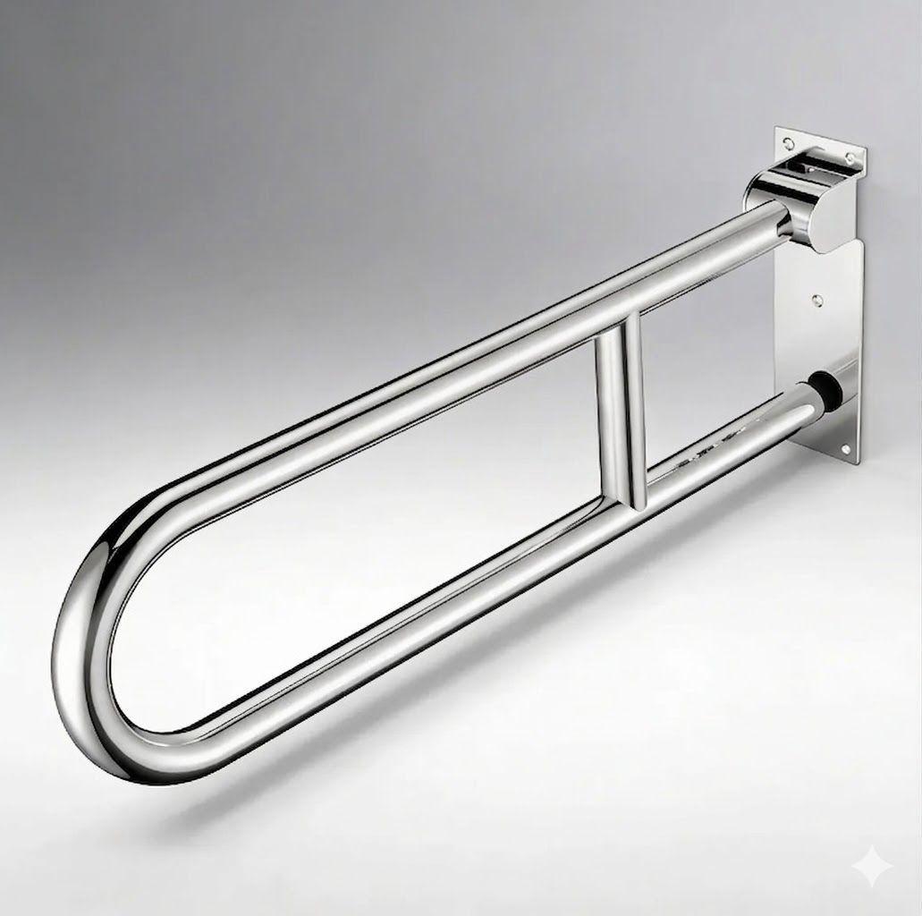 Barra De Seguridad Para Discapacitados Abatible Acero Inox60-3