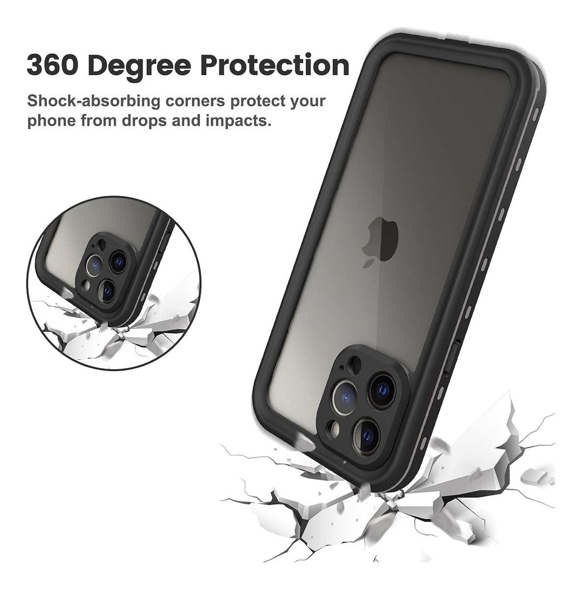 Carcasa 360 Blindada Sumergible Para iPhone 13 Pro-3