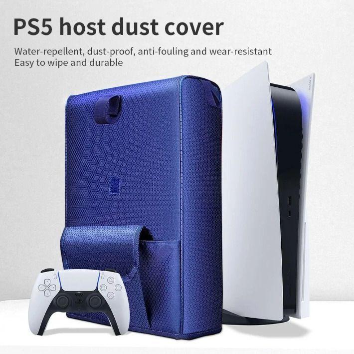 Funda Consola Ps5 Cubierta Antipolvo Resiste Compartimiento-6