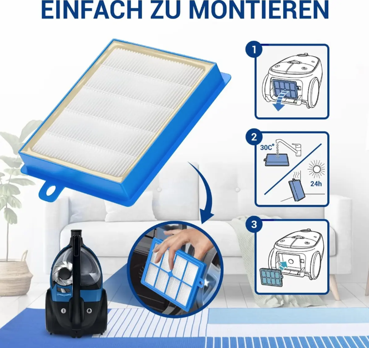 Filtro Hepa Lavable Para Aspiradora Electrolux Nuevo-5