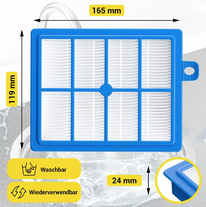 Filtro Hepa Lavable Para Aspiradora Electrolux Nuevo-6