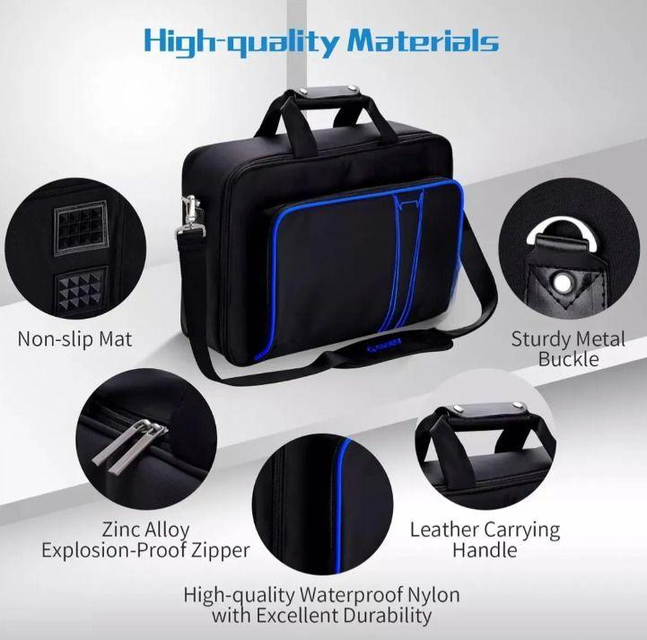 Bolso Antigolpes Viaje Compartimiento Para Consola Ps5-2
