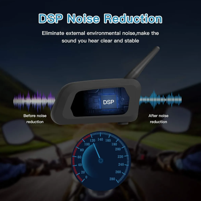 Intercomunicador De Motocicleta Ejeas V6 Pro Bluetooth-3