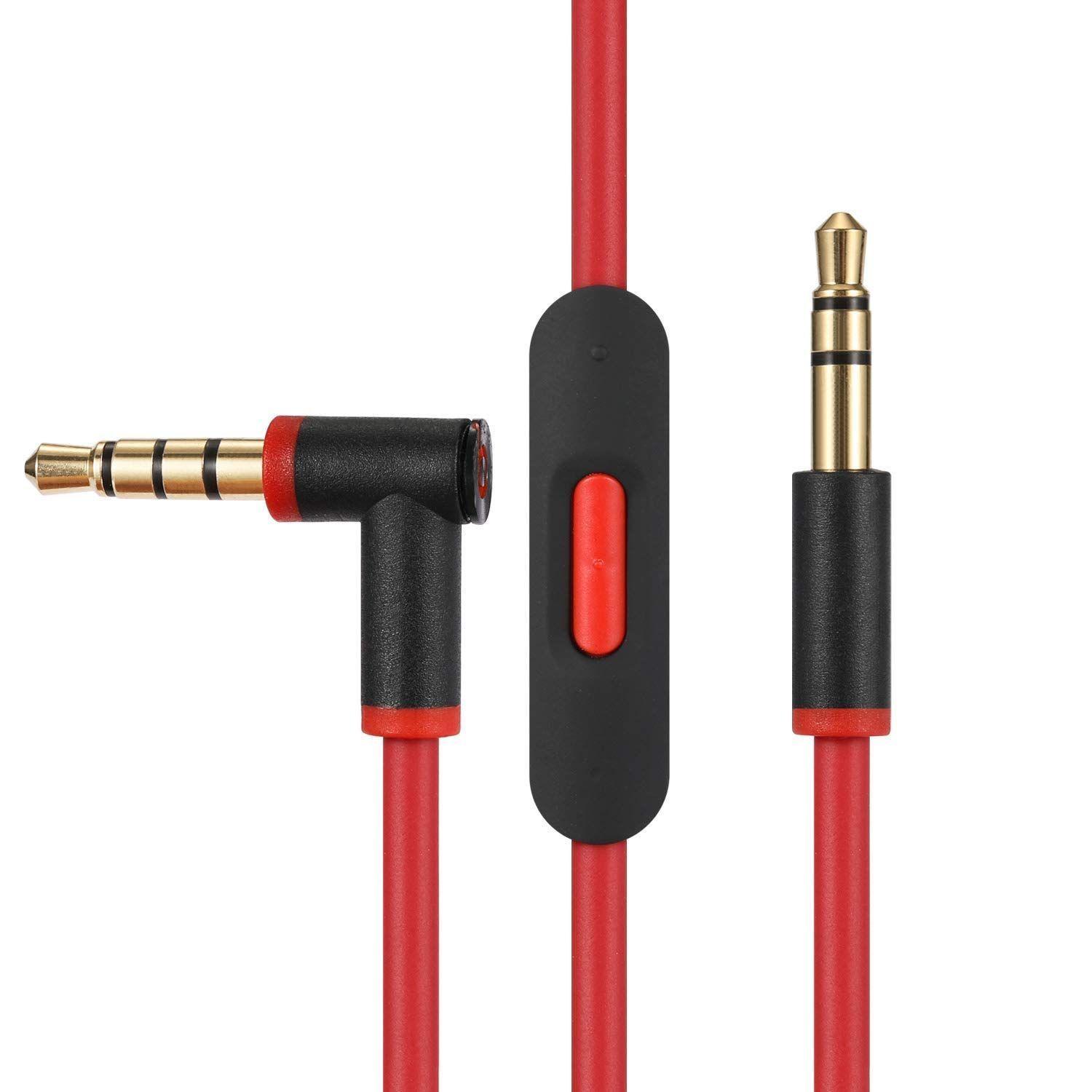 Cable Repuesto Auxiliar Con Microfono Para Audifonos Beats-0
