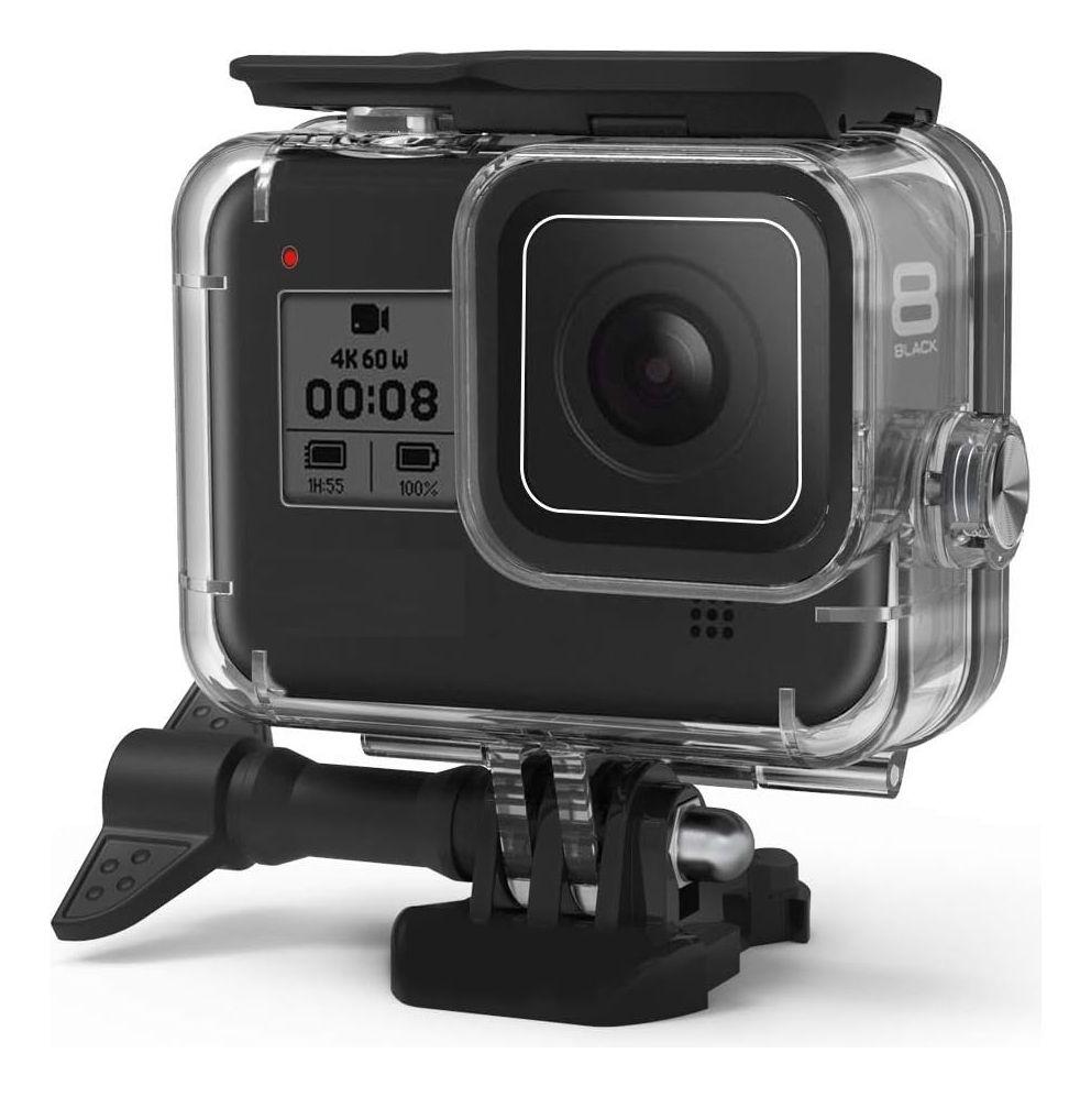 Carcasa Sumergible Impermeable Para Gopro Hero 8 Black (60m)-0