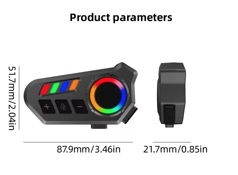 Intercomunicador Casco Moto Bluetooth Manos Libres-8