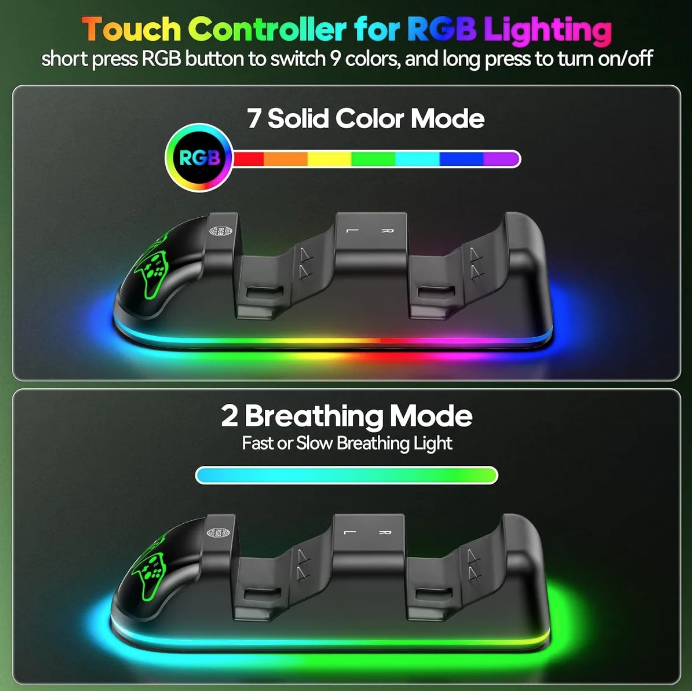 Estaci n Carga Mando Para Xbox One X Series 2 Baterias-4
