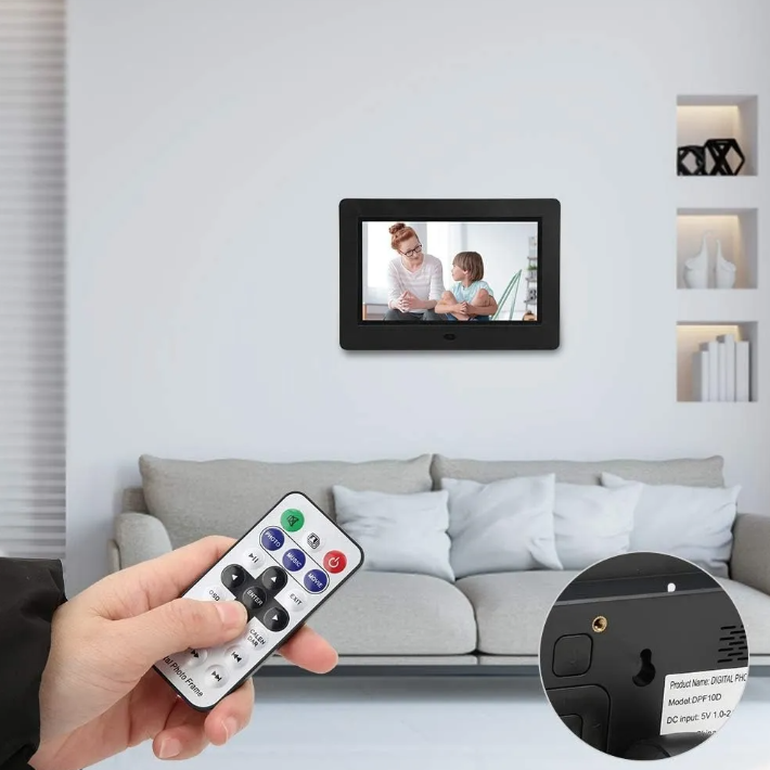 Marco Fotos Digitales 7 Inteligente Full Hd Control Remoto-3