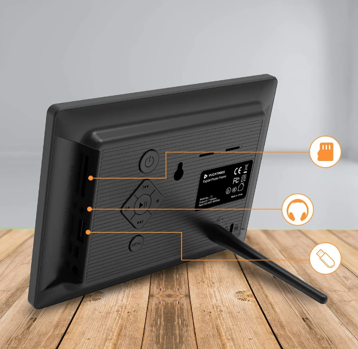 Marco Fotos Digitales 7 Inteligente Full Hd Control Remoto-4