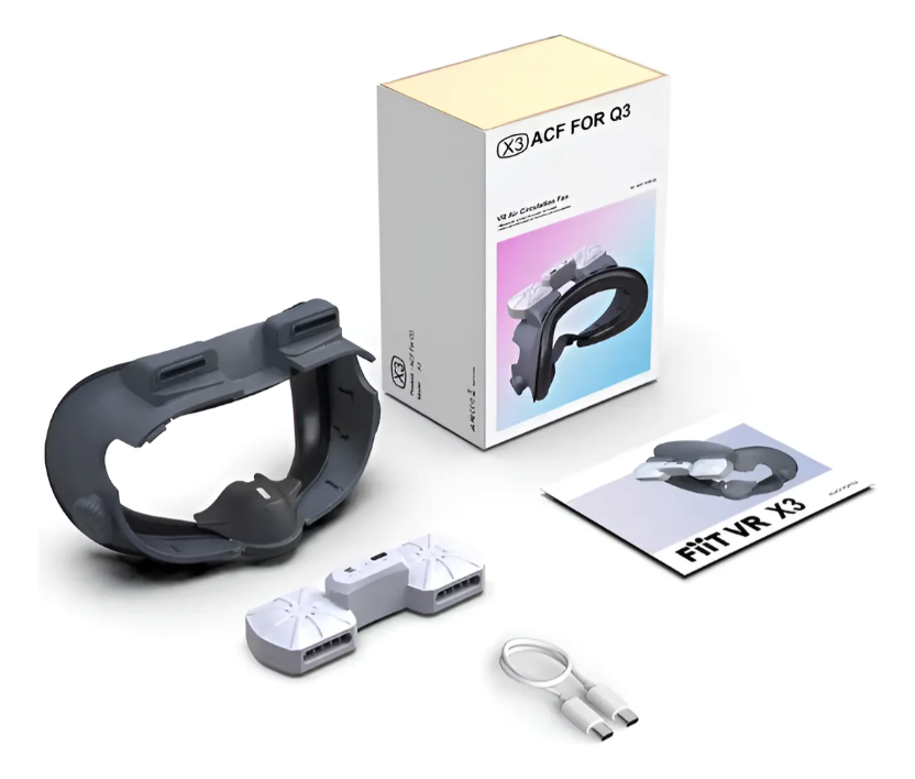 M scara Ventilador Vr Para Meta Quest 3 Interfaz Transpirable-0