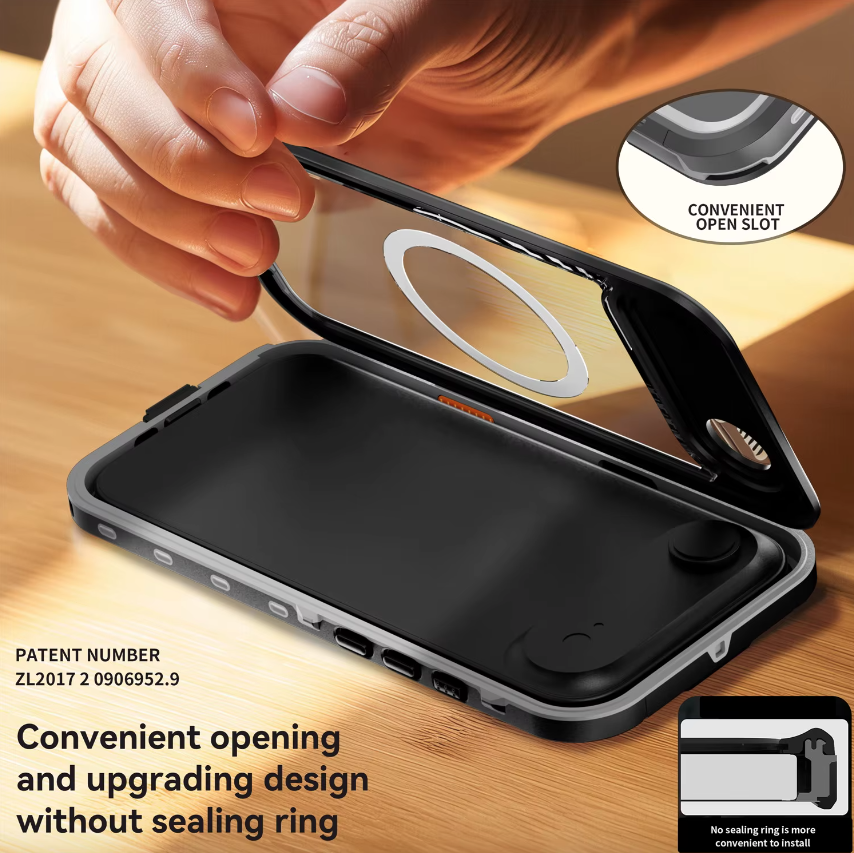 Carcasa Blindada Sumergible Waterprof Para Iphone 17 Air-5