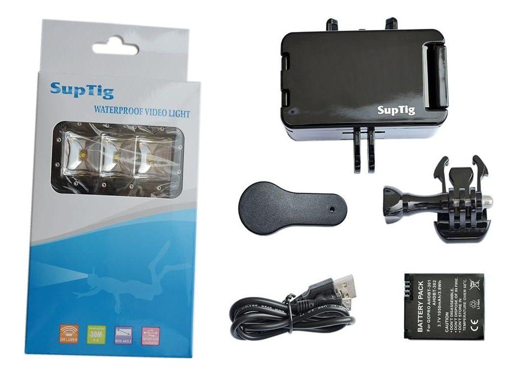Foco Led Sumergible Para Gopro Hero 12 11 10 9 Max Potente-7