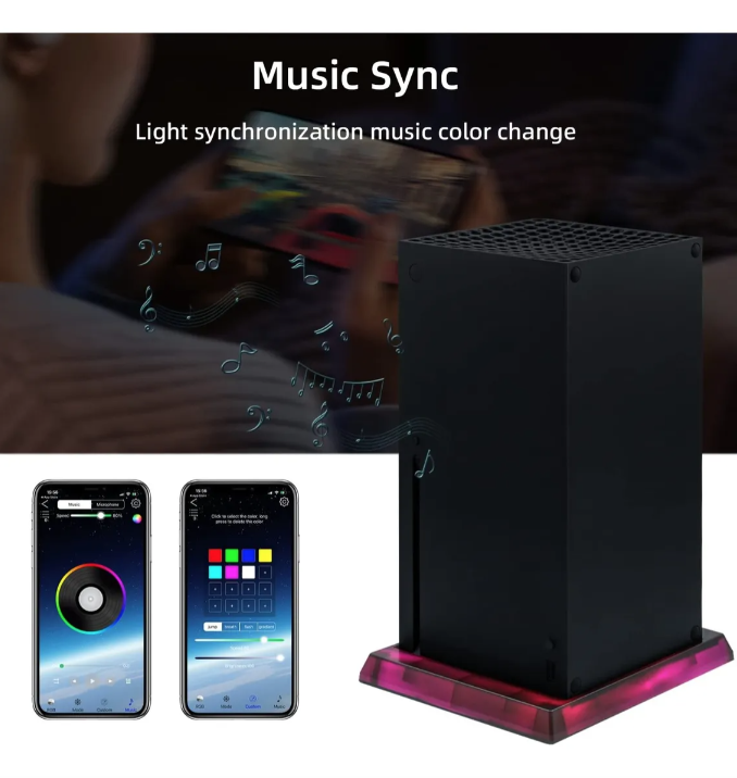 Soporte Base Stand Rgb Control App Para Xbox Series X S-3