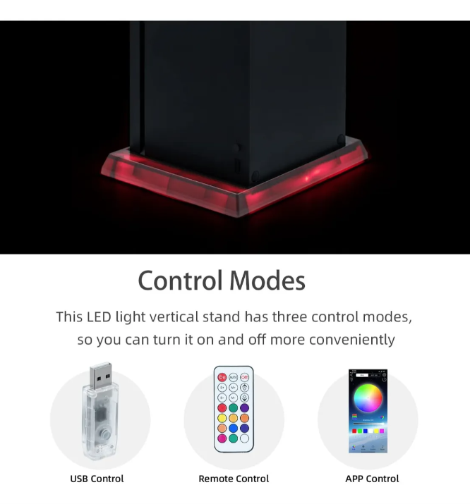 Soporte Base Stand Rgb Control App Para Xbox Series X S-5