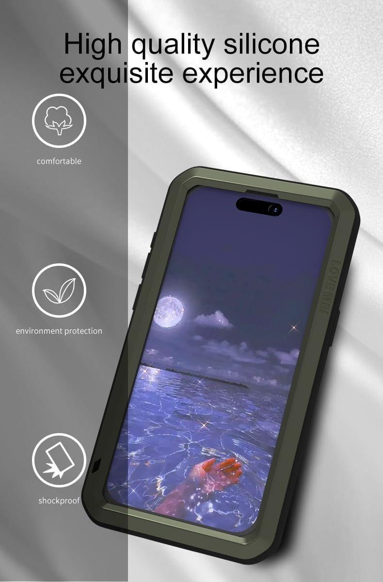 Carcasa Blindada Love Mei Armadura Para iPhone 15 Pro Max-7