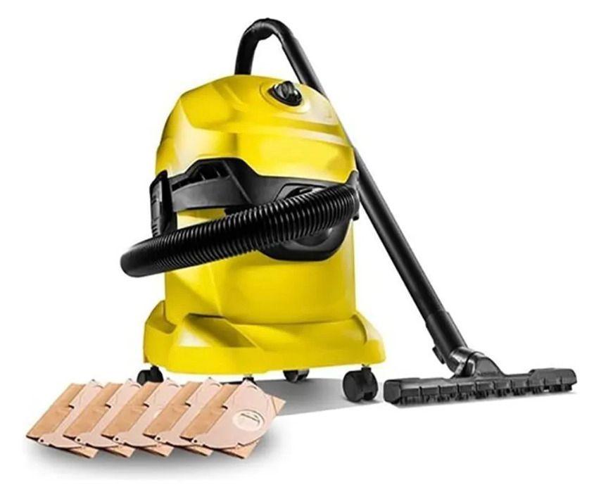 Set 5 Bolsas Papel Aspiradora Para Karcher Wd3-se4001-nt 20-7