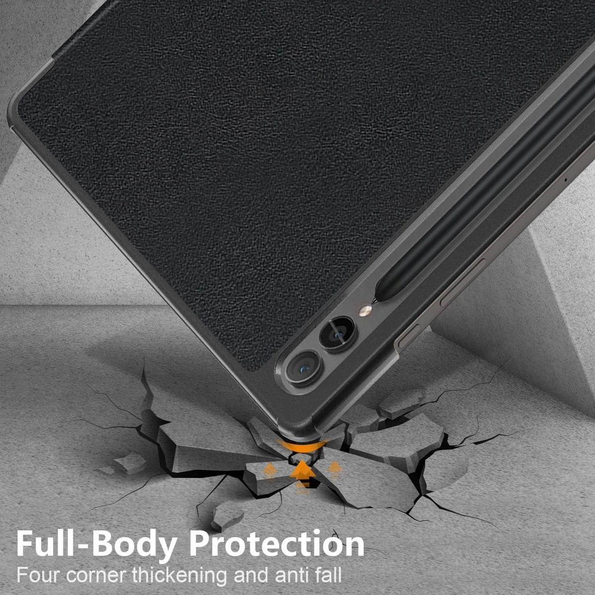 Carcasa Smart + Lámina Papel Para Galaxy Tab S9 Plus 12,4-6