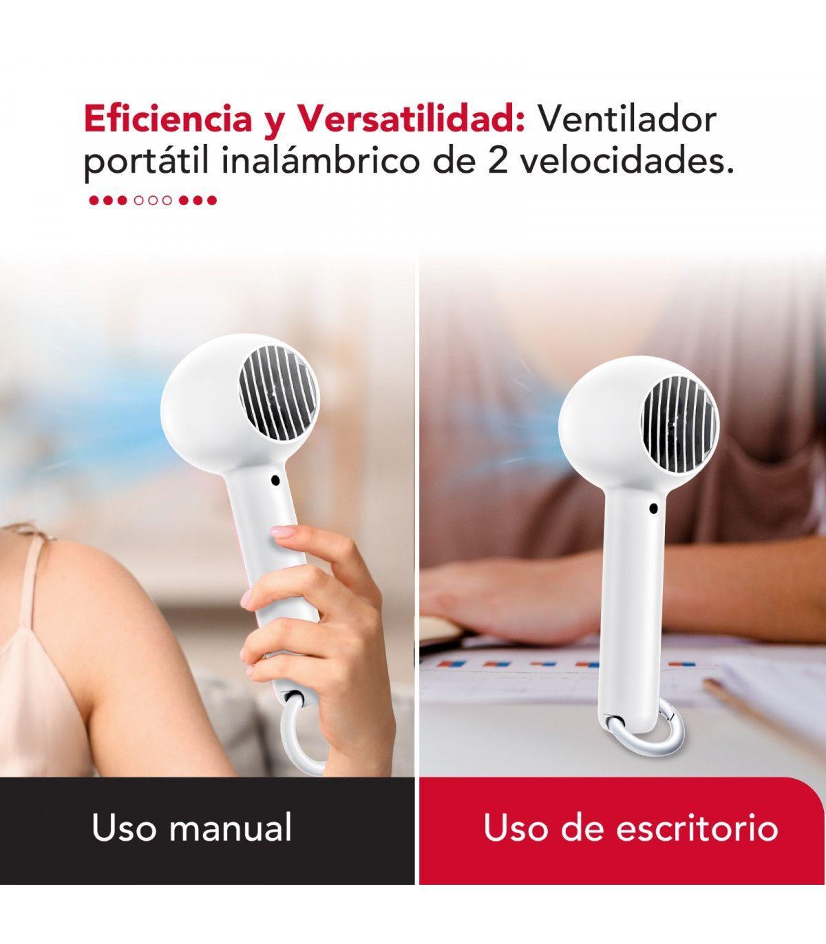 Ventilador Portátil Inalámbrico USB Thor USB Personal Fan White-6